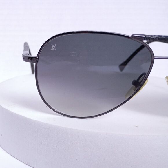 Louis Vuitton Conspiracy Pilot Conspiration Pilote Damier Gunmetal Sunglasses - Picture 14 of 16